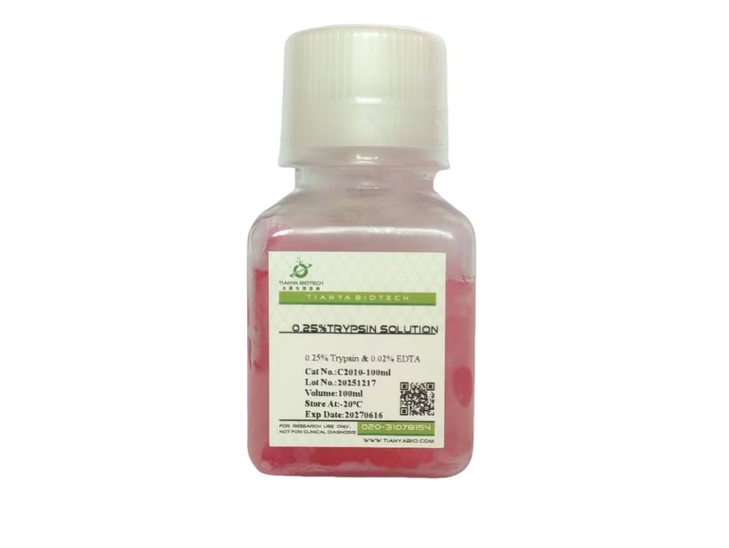 胰酶（胰蛋白酶0.25% ，EDTA0.02%）