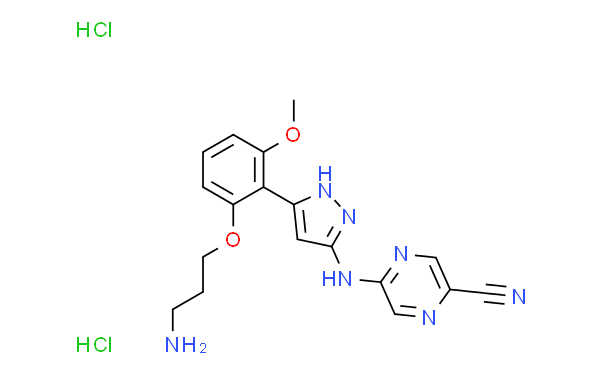 Prexasertib dihydrochloride